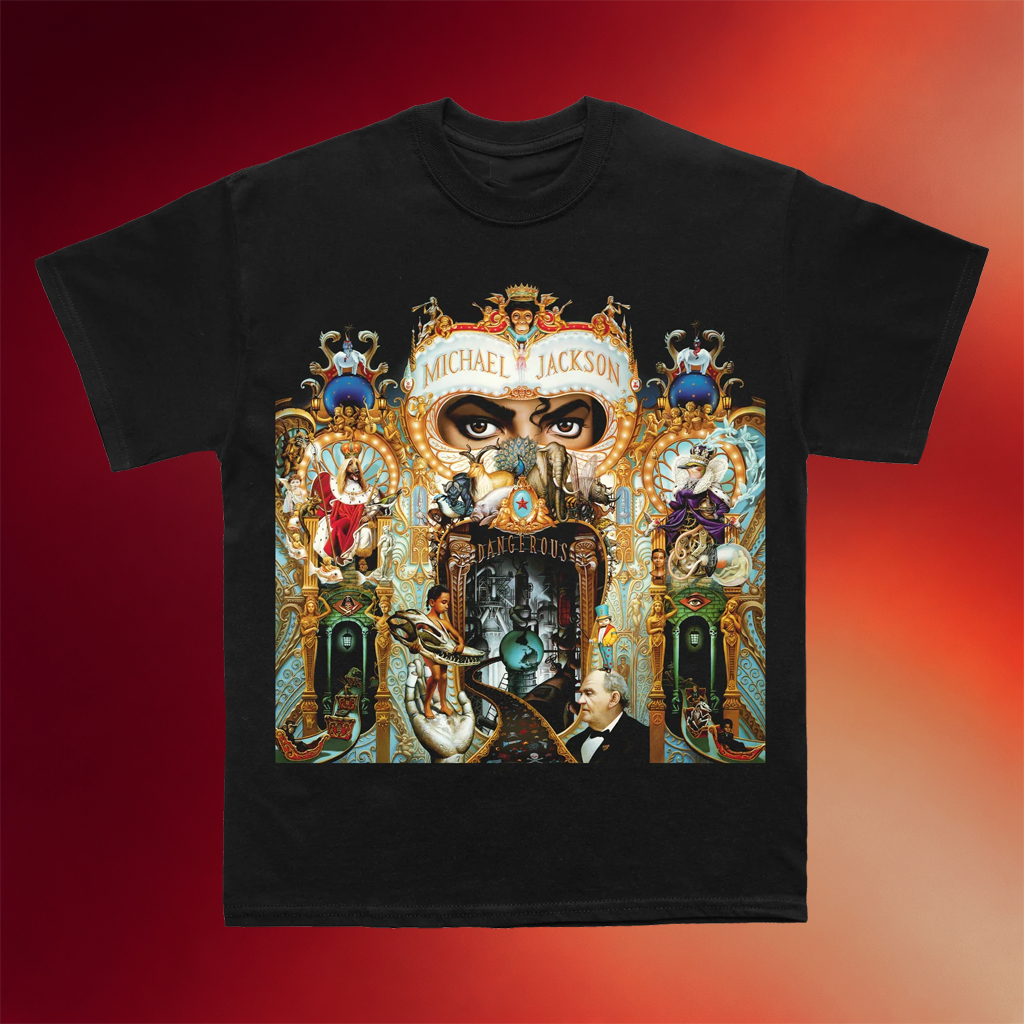 Michael Jackson Merch 2026 Dangerous Album T-Shirt Michael Jackson Shirt Gifts For Pop Lovers