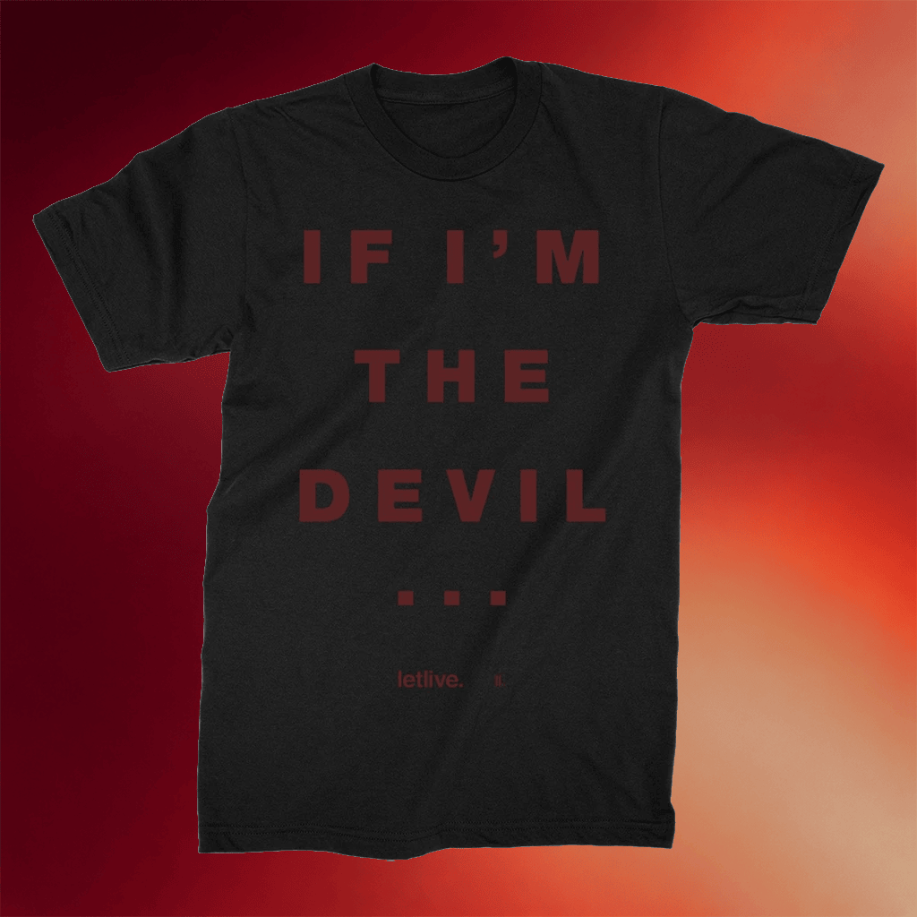 Letlive Merch 2026 Devil Text T-Shirt Best Gifts For Rock Music Lovers