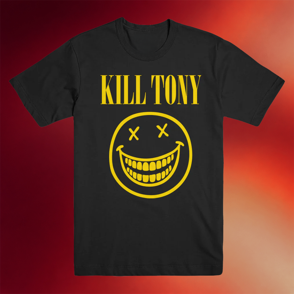 Kill Tony Merch 2026 Kill Tony Smiley Face T-Shirt Podcast Lover Gifts For Him