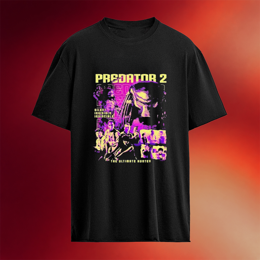 Predator 2 Silent Invisible Invincible The Ultimate Hunter T-Shirt Present For Brother