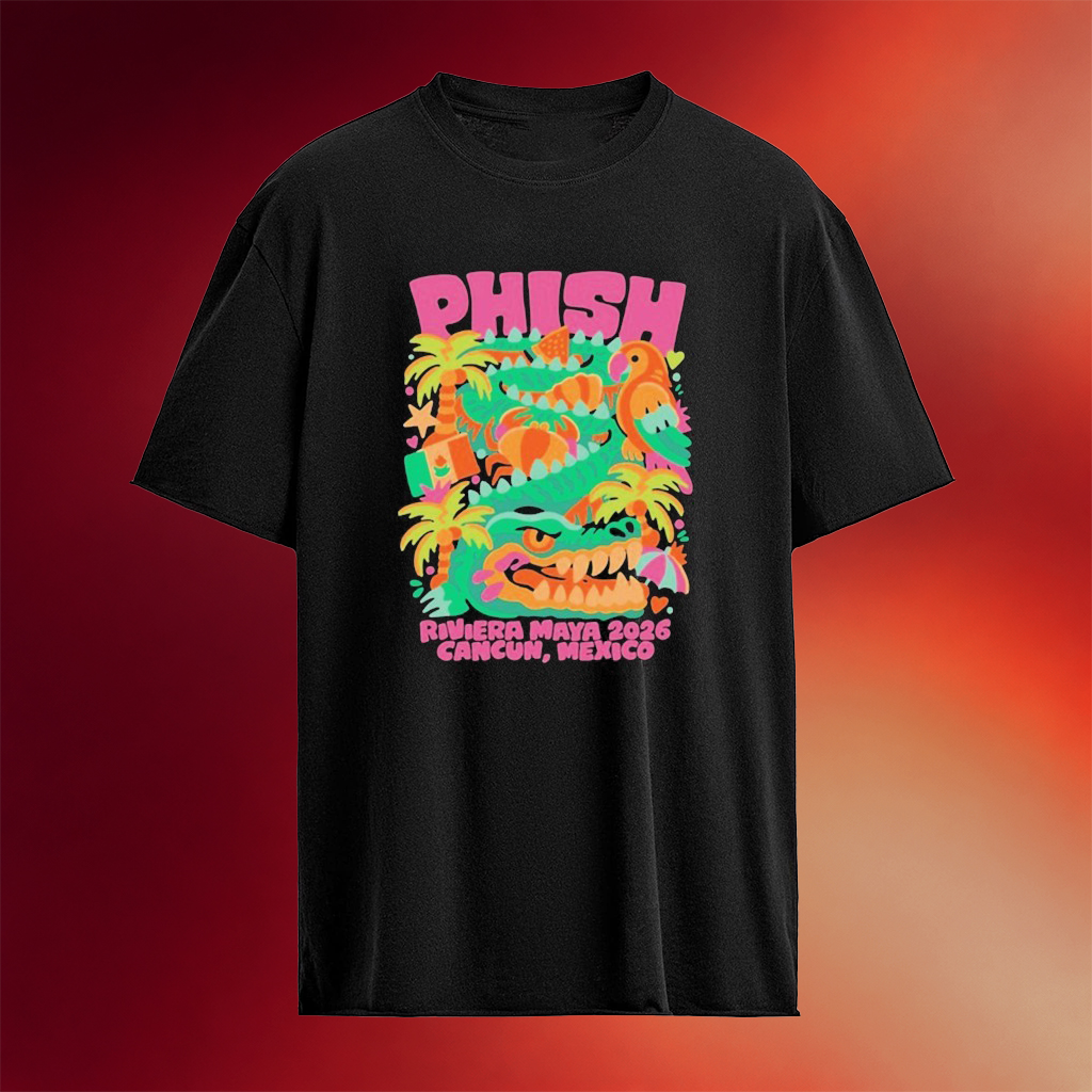 Phish Riviera Moon Palace Mexico Jan 28 31 2026 T-Shirt Phish Merch Gifts For Rock Lovers