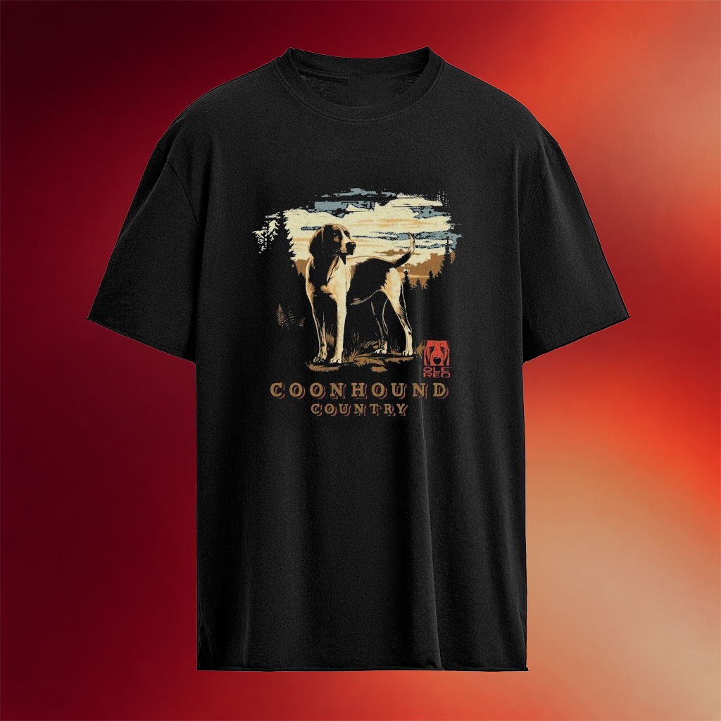 Ole Red Coonhound Country Dog T-Shirt Birthday Gift Ideas For Husband