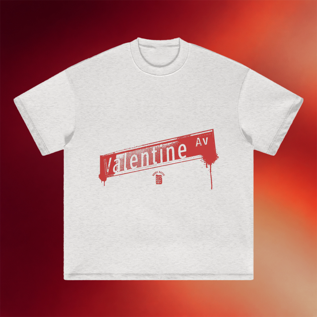 Bronx Native Merch Valentine Ave T-Shirt Valentine_s Gifts For Husband