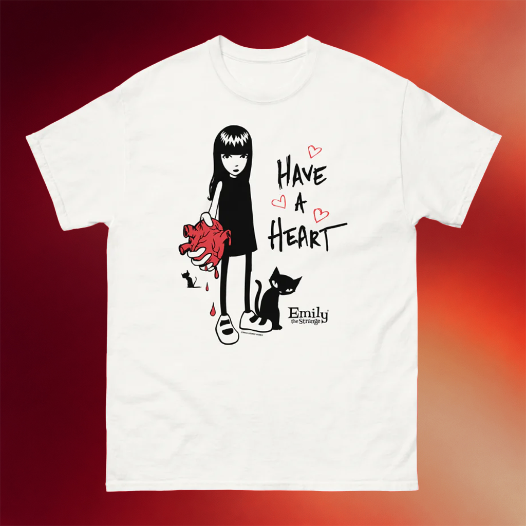 Emily Strange Merch Have A Heart T-Shirt Emily The Strange Shirt Gifts For Sister