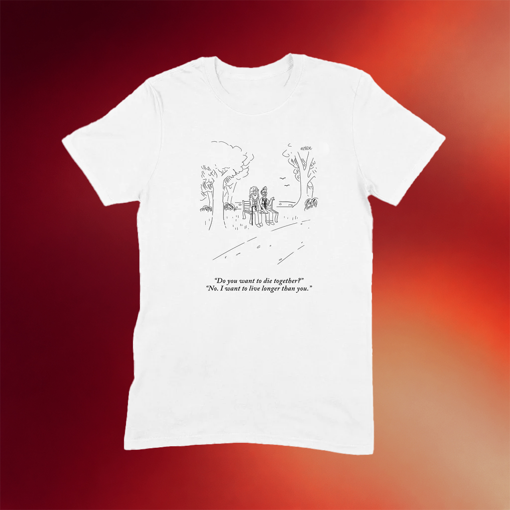 Mythical Merch Die Together Cartoon T-Shirt Best Birthday Gift For Husband