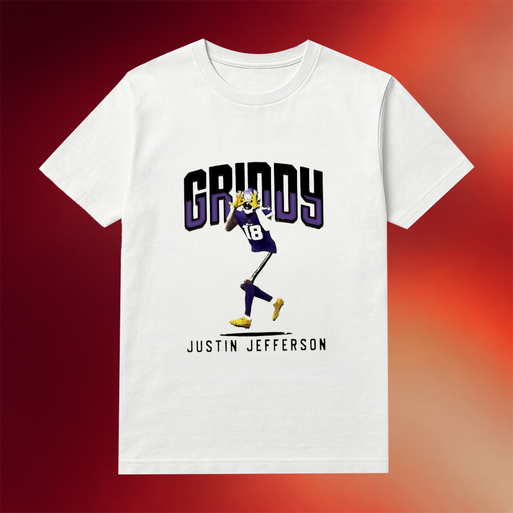 Justin Jefferson Griddy T-Shirt Justin Jefferson Merch Best Gifts For Football Fans