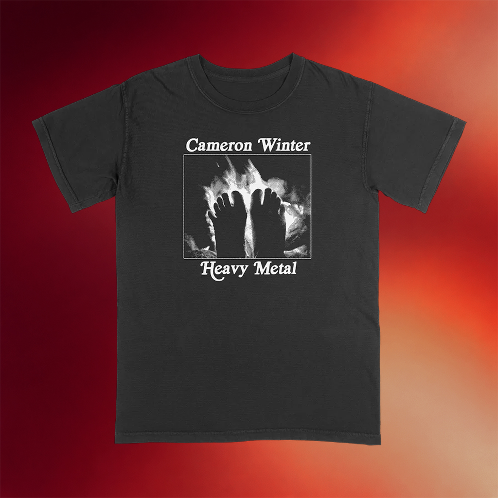 Cameron Winter Merch Flame T-Shirt Cameron Winter Heavy Metal Shirt Gift Ideas For Husband