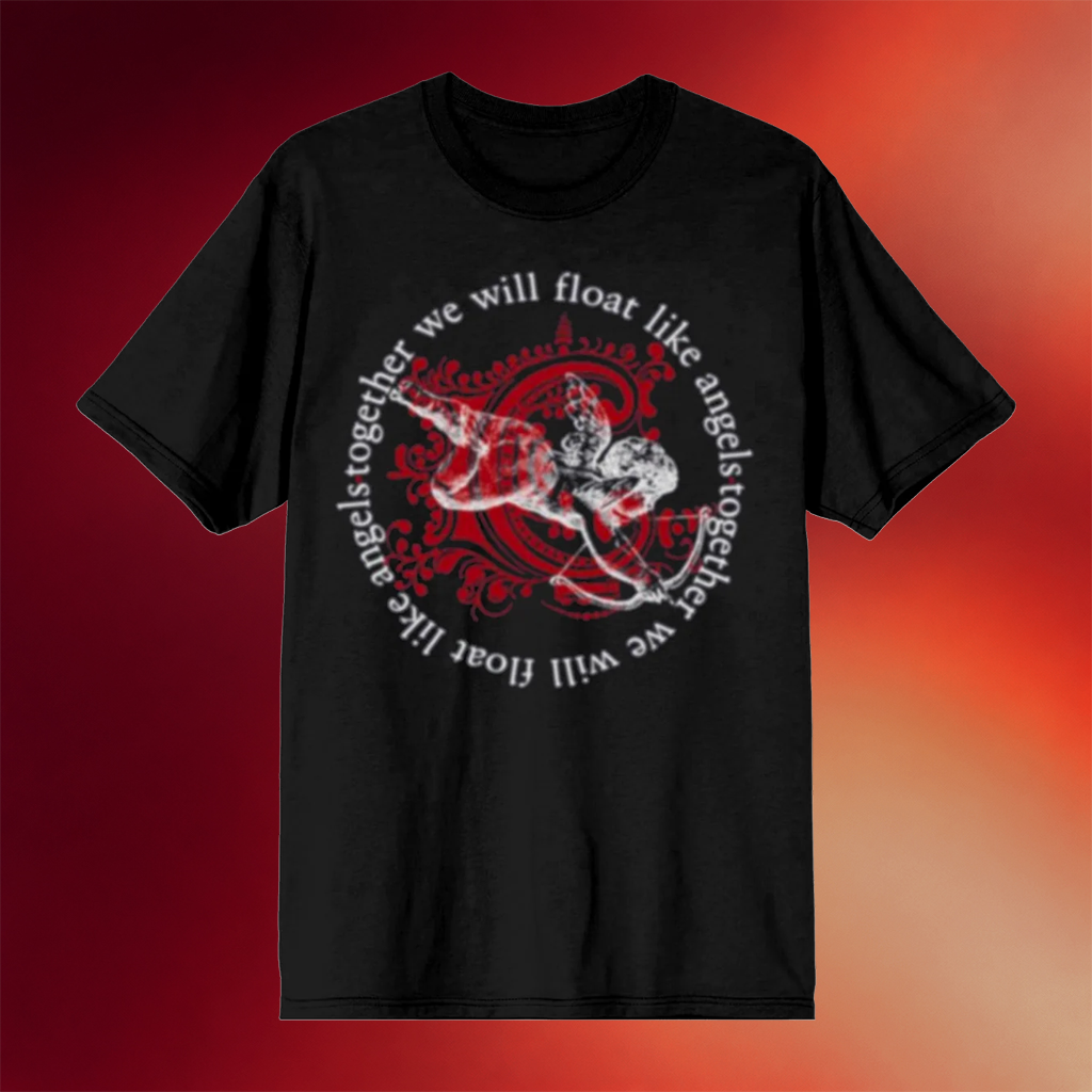 Chiodos Merch Float Like Angels T-Shirt Birthday Gifts For Music Lovers