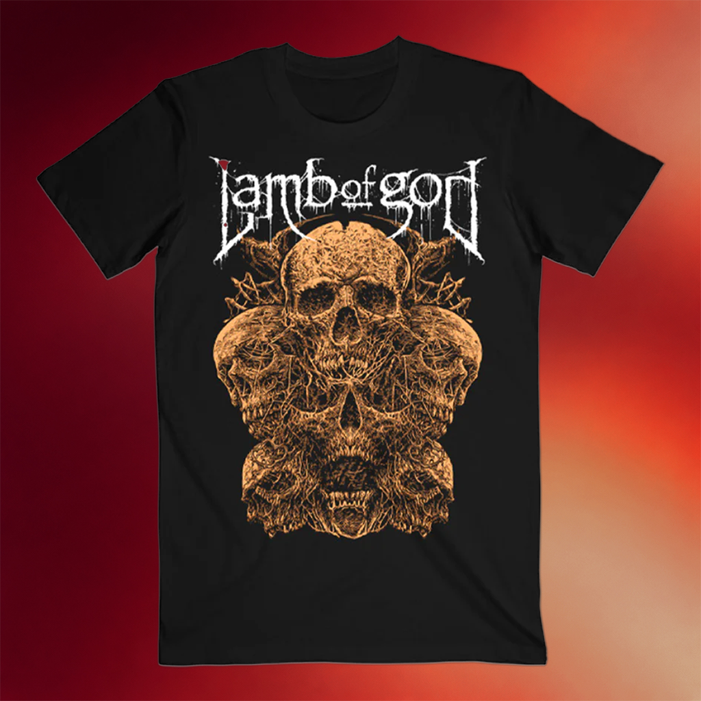 Lamb Of God Merch Rooted Skull T-Shirt Gifts For Band Fans