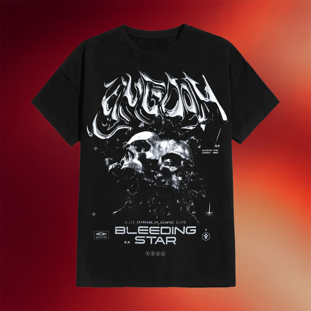 Kingdom Of Giants Merch 2026 Skull T-Shirt Bleeding Star Shirt Presents For Music Lovers