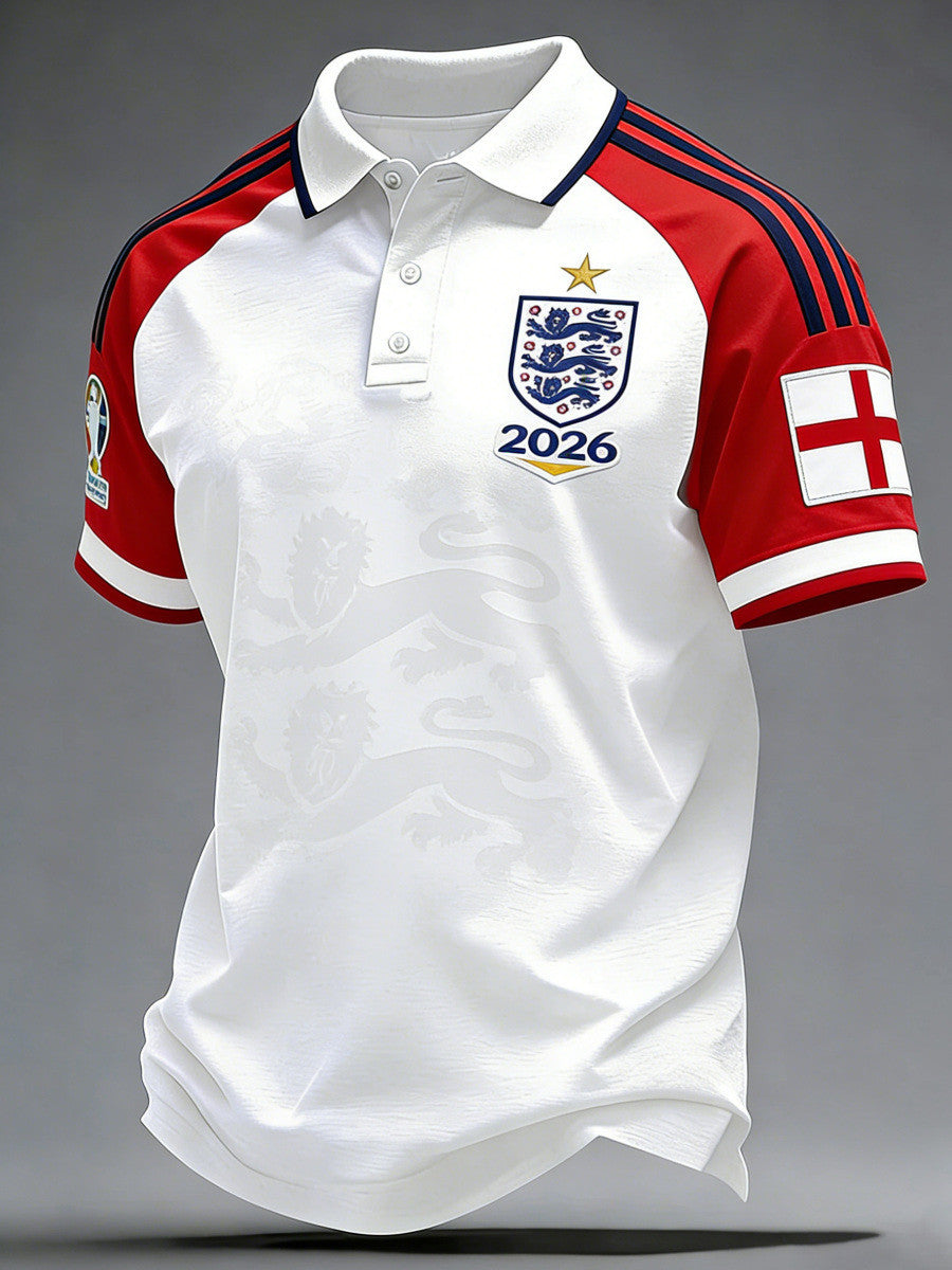 England FIFA World Cup 2026 Polo Shirt FIFA World Cup England Games Clothing Gifts Idea