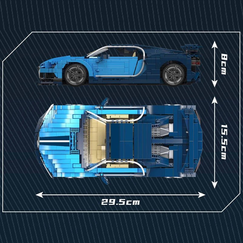 Mould King 10111 Blue Sport Racer - Sofhome