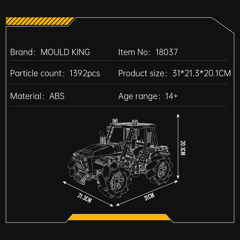 Mould King 18037 RC Technical Truck - Building Block Set - Sofhome