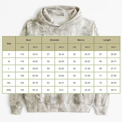 Viral Light Grey Camo Hoodie with Y2K Style and Camouflage Pattern