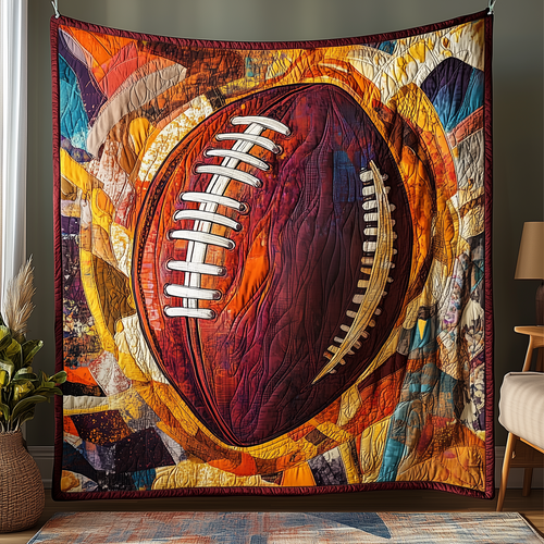 American Football Quilted Blanket Ideas For Gifts For Football Coaches