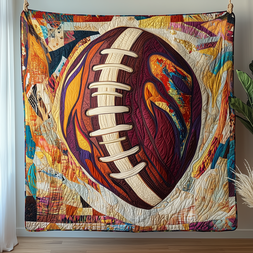 American Football Quilted Blanket Gifts For Football Lovers Men Women