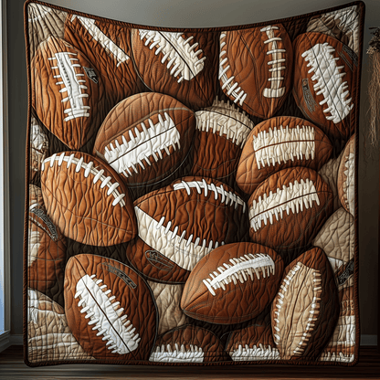 American Football Quilted Blanket Men's Unique Gifts For Football Lovers