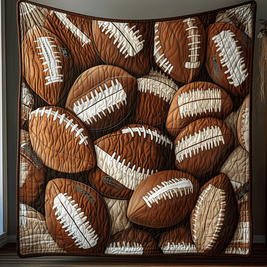 American Football Quilted Blanket Men's Unique Gifts For Football Lovers