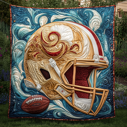 Sports American Football Quilt Blanket Gift Ideas For Men Who Love Football