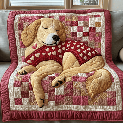 Cute Golden Retriever Valentine Blanket Throws Best Valentine Gift For Wife