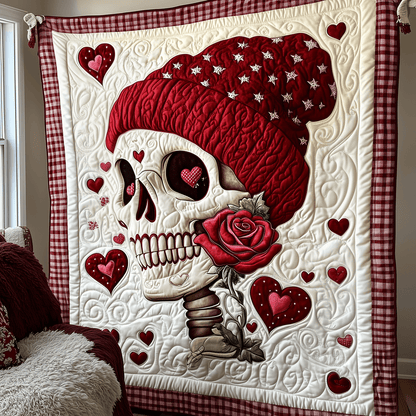 Valentine Skull Love Skull Blanket Best Valentine Gift For Girlfriend