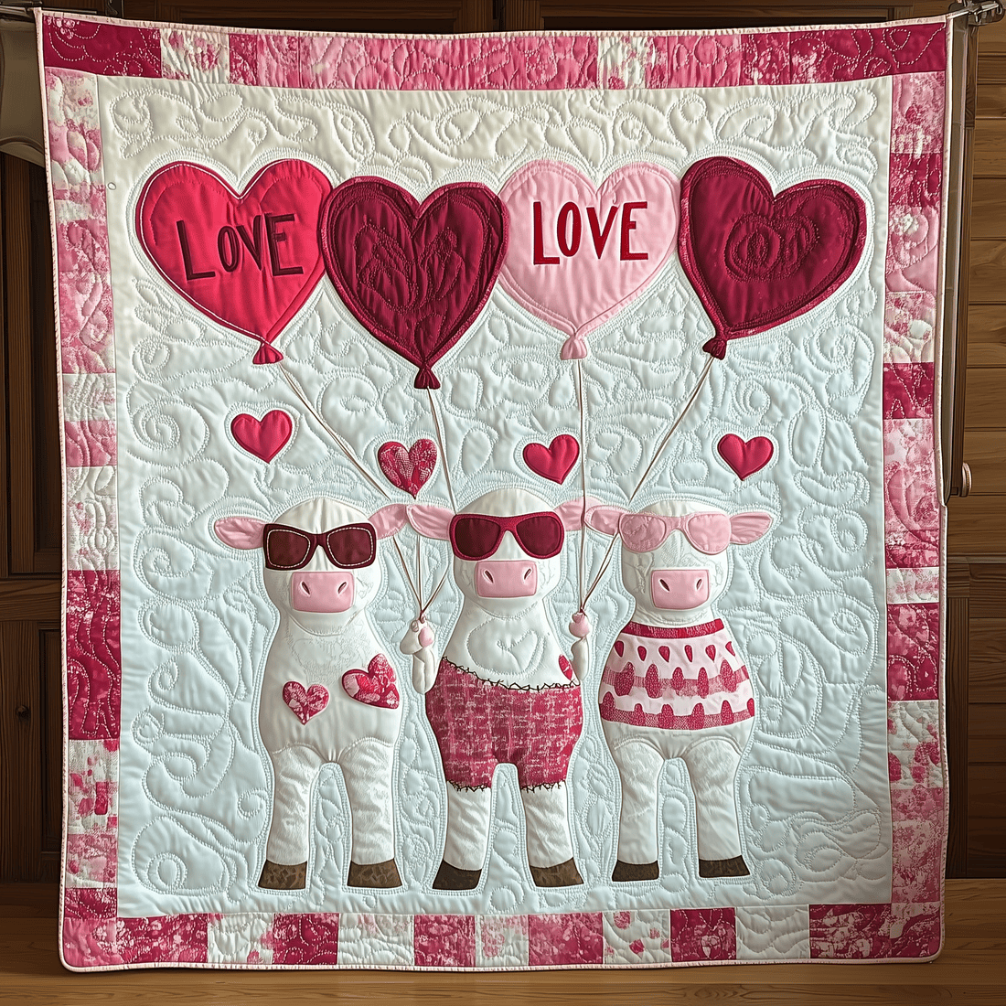 Cute Cow Valentine Blanket Throws Best Valentine Gift For Cow Lovers