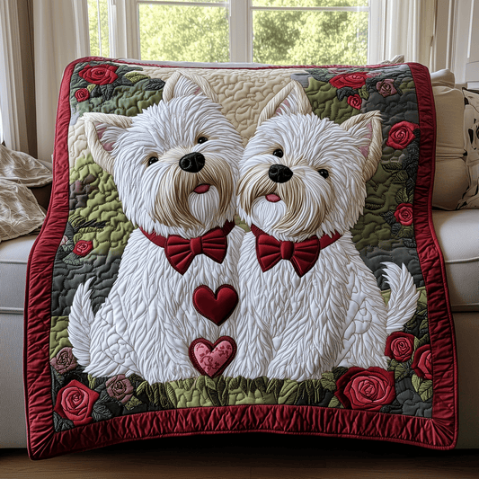 West Highland White Terrier Dog Blanket Throws Best Valentine Gift For Girlfriend