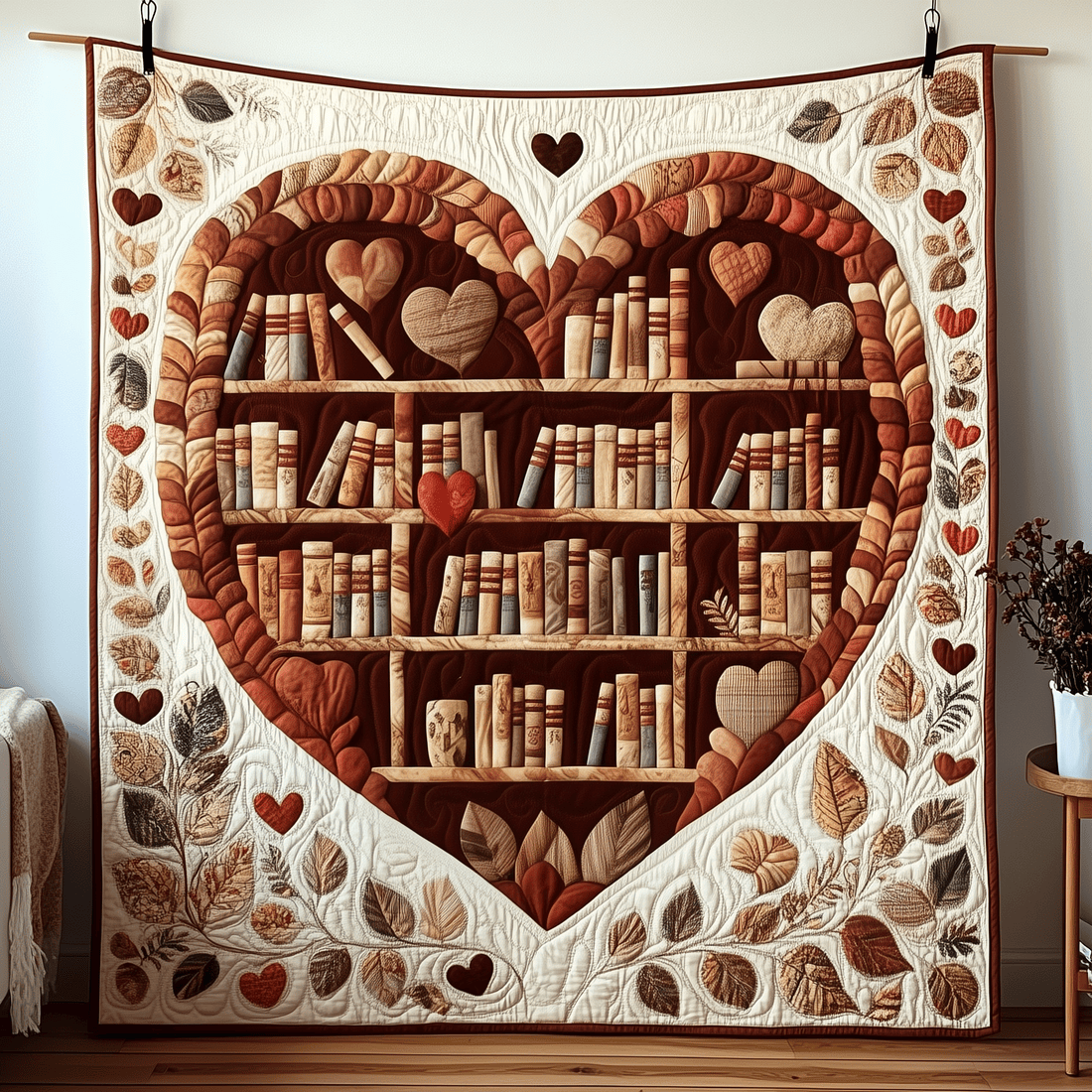 Comfortable Quilted Book Blanket Throws Valentine Book Lover Gift Ideas For Her