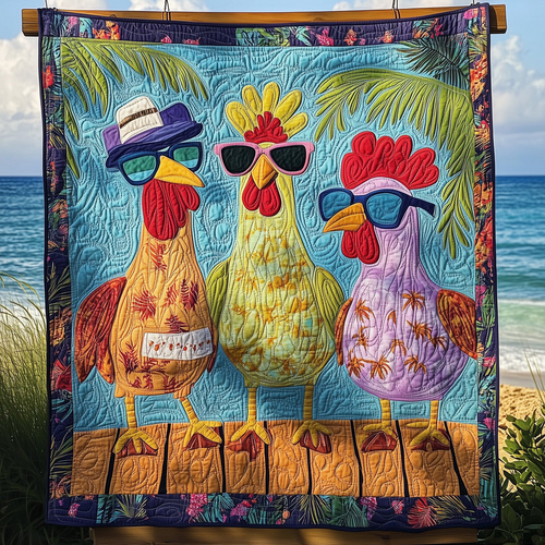 Funny Chicken Quilt Blanket Summer Throw Blankets Mothers Day Gift For My Daughter