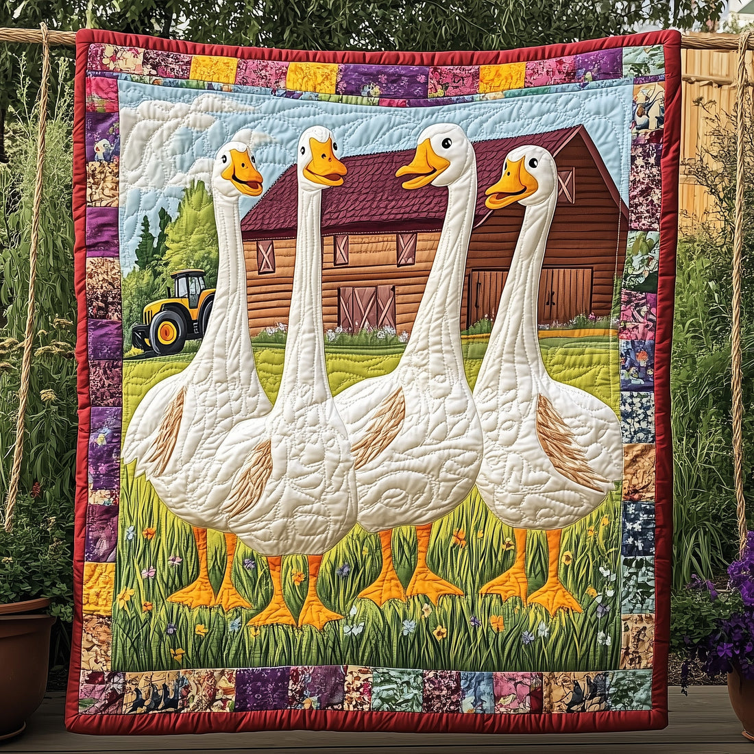 Duck Squad Quilt Blanket Summer Throw Blankets Mothers Day Gift For My Daughter