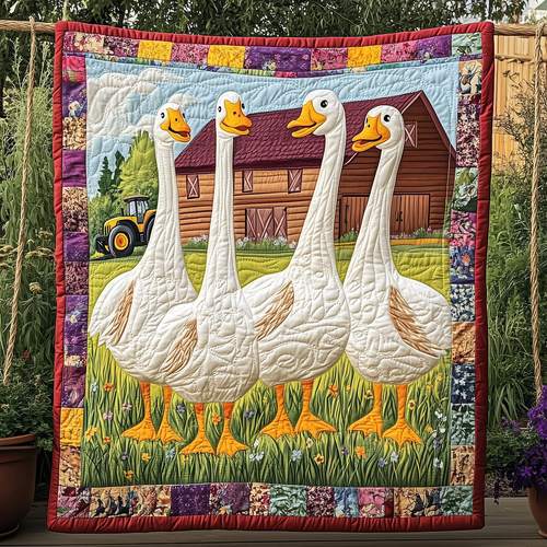 Duck Squad Quilt Blanket Summer Throw Blankets Mothers Day Gift For My Daughter