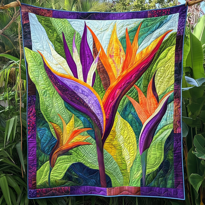 Tropical Flower Quilt Blanket Summer Vibe Throws For Couch Great Mother's Day Gifts For Mom