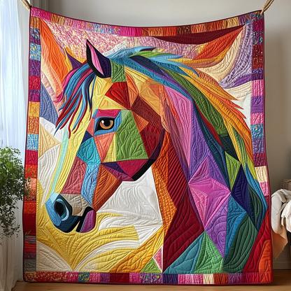 Elegant Horse Quilt Blanket Summer Vibe Throws For Couch Cool Mothers Day Gifts