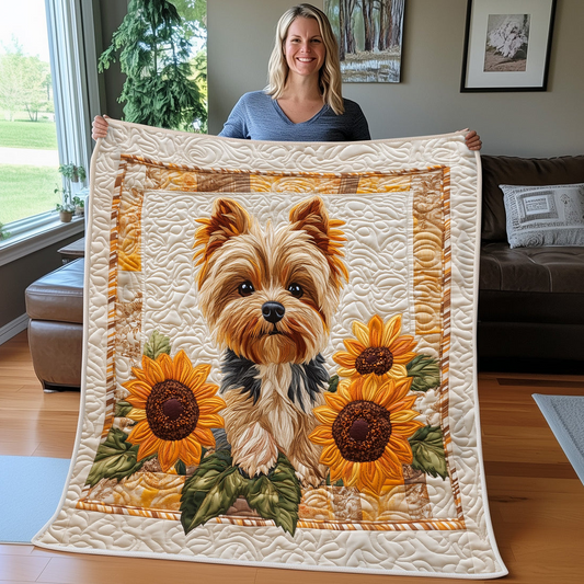 Cute Yorkshire Quilt Blanket Floral Throws For Couch Cool Mothers Day Gifts