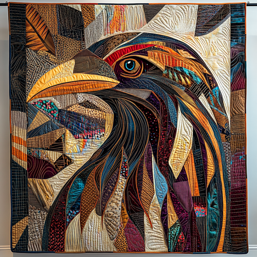 Crow Native Quilted Blanket Best Throw Blanket Unique Dad Gifts For Father's Day