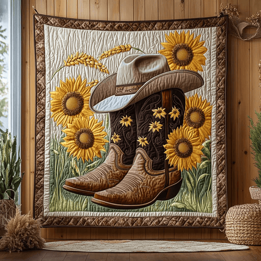 Cowboy Boots Quilt Blanket Best Throws For Couch Gifts For Mom