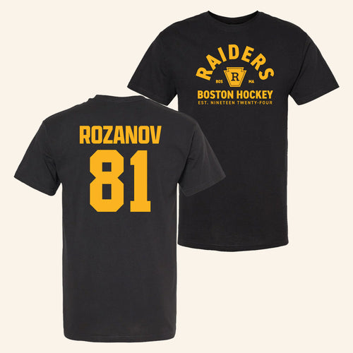 Heated Rivalry Merch Ilya Rozanov 81 Boston Raiders T-Shirt Best Christmas Gifts For Boyfriend - Wear&Decor