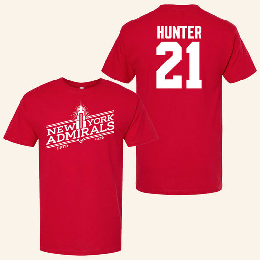 Heated Rivalry Merch Scott Hunter 21 New York Admirals T-Shirt Xmas Gifts For Dad - Wear&Decor