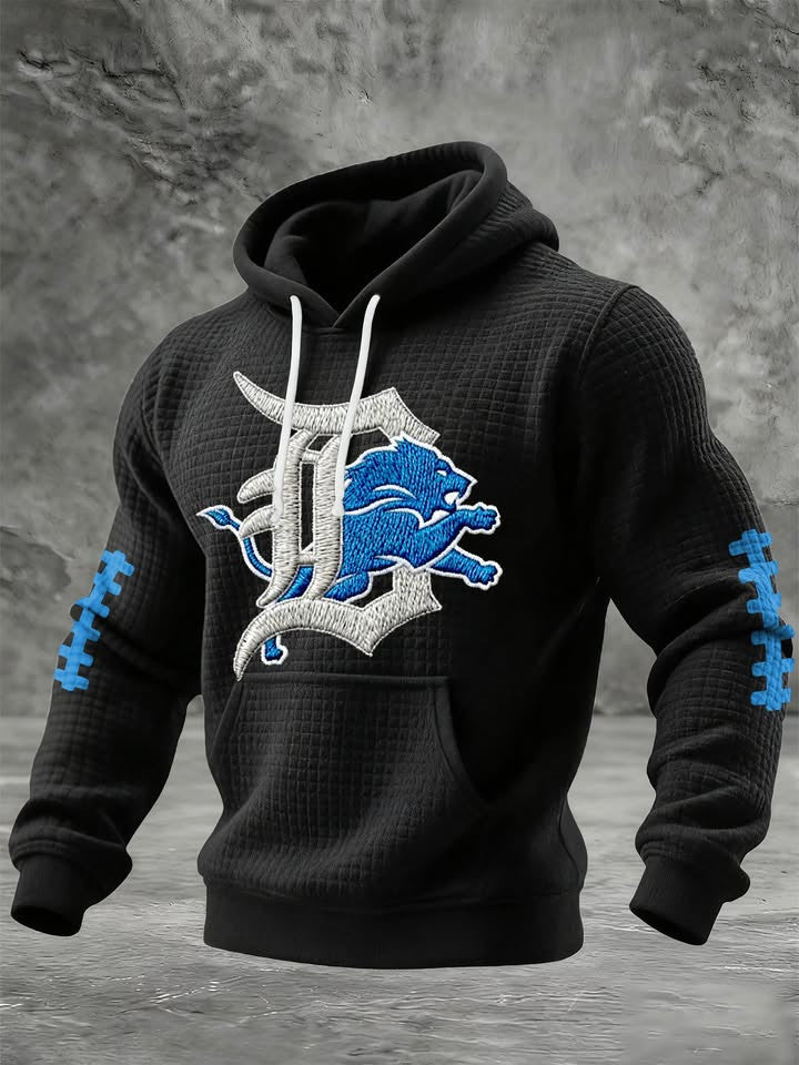Detroit Football Hoodie Detroit Pride Merch Game Day Shirt Football Gifts For Father - Mouldkingstore