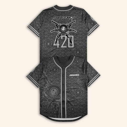 Subtronics Merch Subtronics Cyclops Army 420 Baseball Jersey Gifts For Brother