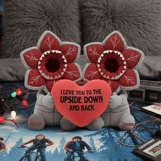 Stranger Things Custom Name Monster Stranger Pillow Personalized Gifts for Couples Xmas