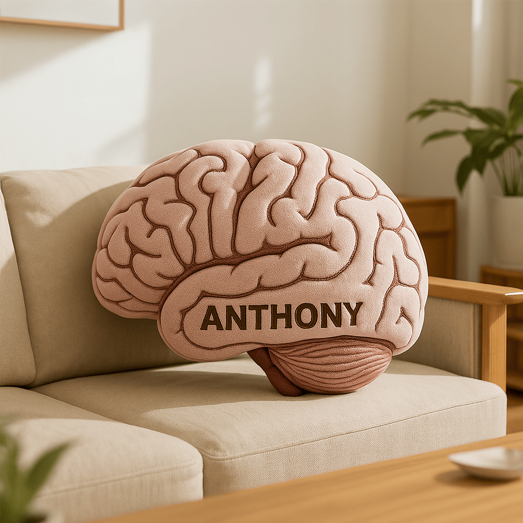 Personalized Brain Shaped Pillow Home Decor Ideas Doctor Cool Gifts For Neurologist - Mouldkingstore