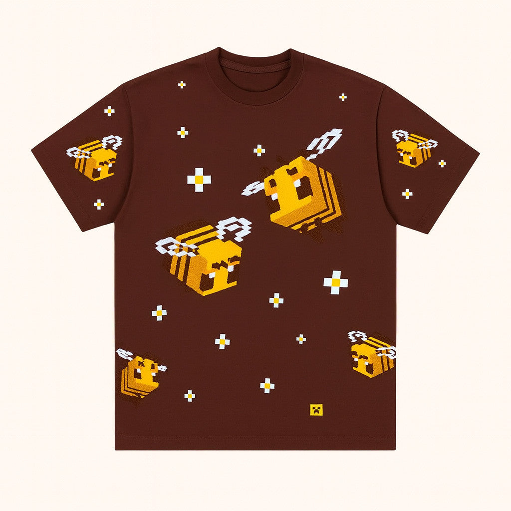Cool Shirtz Merch Very Cool X Minecraft Hoodie Bee Hoodie Birthday Gift For Son- Mouldkingstore