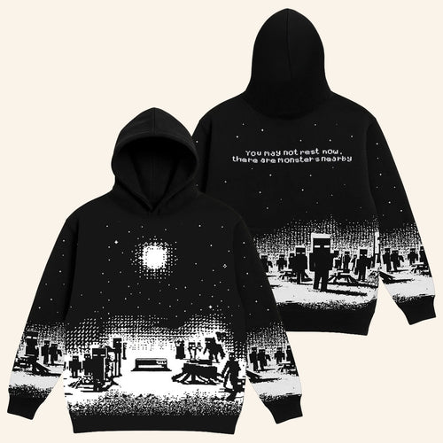 Cool Shirtz Merch Very Cool X Minecraft Hoodie Monsters Nearby Hooodie Christmas Gifts For Brother