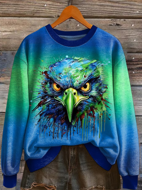 Seahawks Football Merch Womens Seahawks Sweatshirt Game Day Apparel Womens