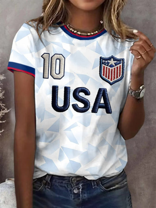 USA World Cup 2026 Soccer T-Shirt Soccer Lovers Game Day Shirts Gifts For Wife