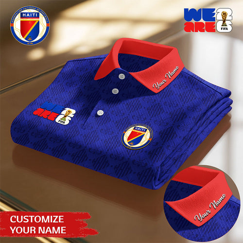 Haiti Premium Fifa World Cup 2026 Polo Shirt Sports Merchandise Gifts