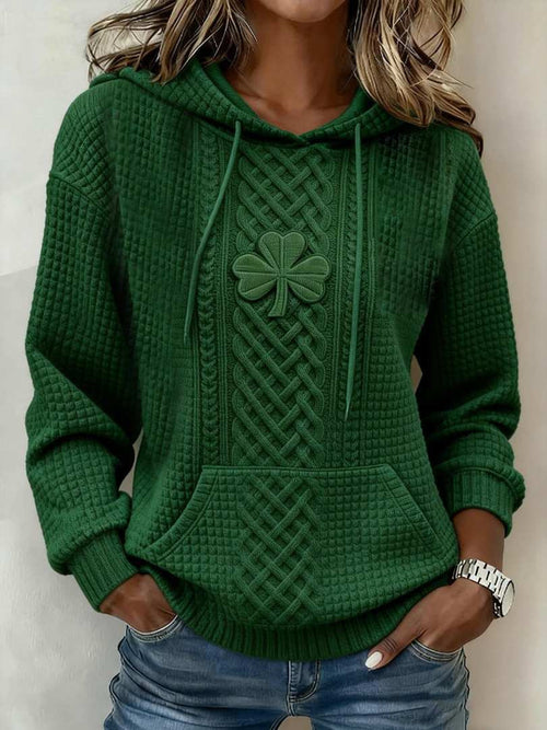 Irish Shamrock Hoodie Forever Irish St Patrick's Apparel Birthday Gifts For Mother