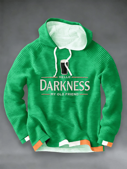 Hello Darkness My Old Friend Hoodie Saint Patricks Day Clothes Gift For Irish Husband