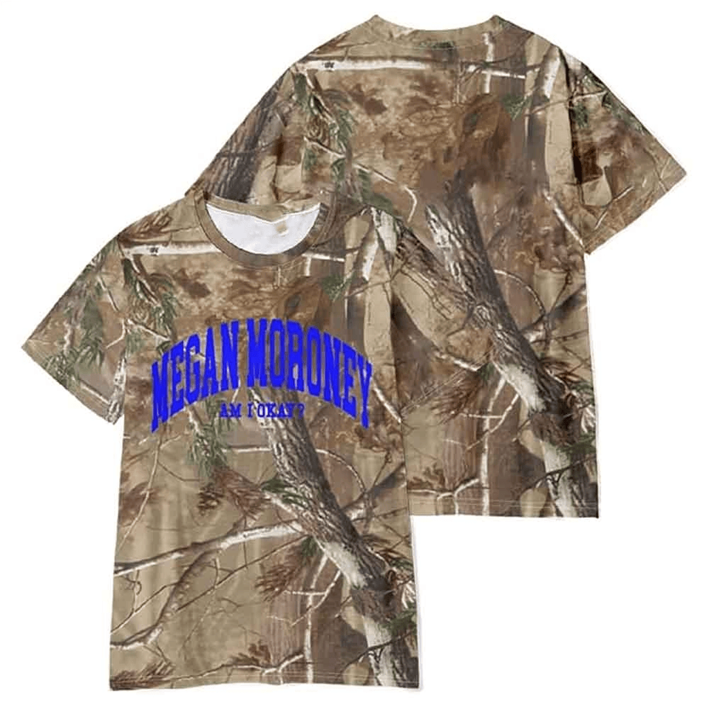 Megan Moroney Merch Am I Okay Real Tree Camo T-Shirt Gifts For Music Fans